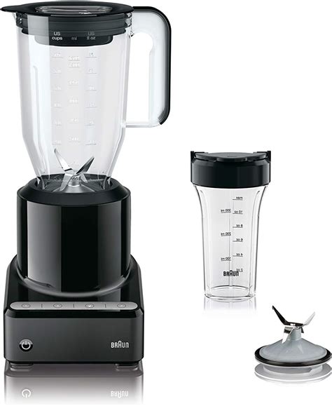 braun puremix power blender|Braun JB7201BK PureMix Power Blender mit Kunststoff Jug